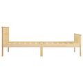 vidaXL Posteľný rám, borovicový masív 90x200 cm