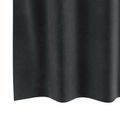 vidaXL Zatemňovacie závesy 2 ks Tmavosivá 140 x 245 cm Zamat