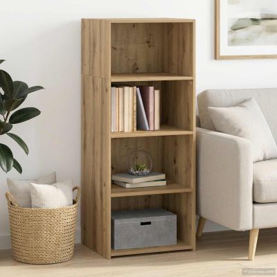vidaXL Highboard Dub artisan 50 x 41 x 124 cm Kompozitné drevo
