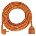 Prodlužovací kabel EMOS P01120 spojka 20m / 1 zásuvka / oranžový / PVC / 230 V / 1,5 mm2