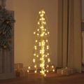 vidaXL Vianočný stromček 100 LED Teplá biela 120 cm PET