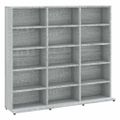 vidaXL CD skrinka sivá sonoma 100x23x89,5 cm spracované drevo