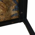 vidaXL Konferenčný stolík, teakové drevo a živica 110x60x40 cm