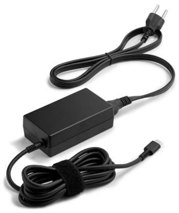 HP 65W USB-C LC Power Adapter Napájacie adaptéry, pre notebooky HP Elite, EliteBook, ENVY, ProBook, Spectre, ZBook, konektor USB typ C, 65W, čierny