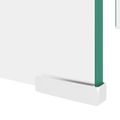 vidaXL TV stojan/stojan pod monitor z priehľadného skla, 80x30x13 cm