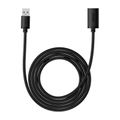 Predlžovací kábel Baseus USB 3.0 samec - samica, séria AirJoy, 2 m (čierny)
