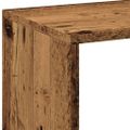 vidaXL Rozdeľovacia knižnica staré drevo 102x29x103,5 cm kompoz.drevo