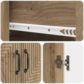 vidaXL Sada skríň 2 ks 66 x 34,5 x 90 cm Kompozitné drevo Dub artisan