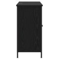 vidaXL Servírovacia skriňa Čierny dub 100 x 35 x 70 cm