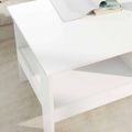 vidaXL Konferenčný stolík Biela 90 x 50 x 45 cm Kompozitné drevo