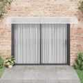 vidaXL Vchodová strieška sivá a priehľadná 350x75 cm polykarbonát