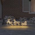 vidaXL LED Soby 3 ks 60 LED Teplá biela 44,5 x 18 x 66 cm PET