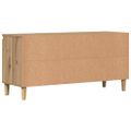 vidaXL TV skrinka dub artisan 102x35x50 cm spracované drevo