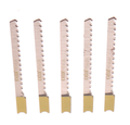 Plátky do priamočiarej píly 5ks, 75x2,5mm, úchyt UNIVERSAL, HCS EXTOL-PREMIUM