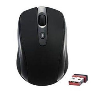 Myš bezdrôtová EVOLVEO WML-306B 1600 dpi, laserová, USB, čierna