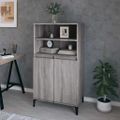 vidaXL Vysoká skrinka sivý dub sonoma 60x36x110 cm spracované drevo