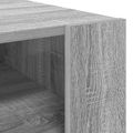 vidaXL Konferenčný stolík Sivý Sonoma 92 x 53 x 45 cm Kompozitné drevo