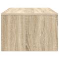 vidaXL Nástenný stôl Sonoma dub Kompozitné drevo 100 x 45 x 30 cm