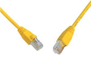 SOLARIX patch kábel CAT6 SFTP PVC 0,5m žltý