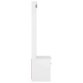 vidaXL Halový strom SANDNES biela 87x40x159,5 cm masívna borovica