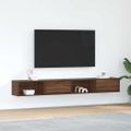 vidaXL TV skrinky 2 ks Hnedý dub 100x31x25,5 cm Konštrukčné drevo