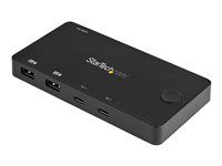4K HDMI KVM Switch - Prepínač KVM / audio - 2 x KVM / zvuk - desktop