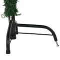 vidaXL Umelý predsvietený vianočný stromček Zelená 120 cm PVC