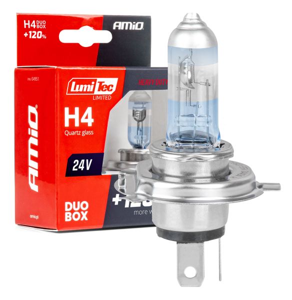 Halogénový duo blister (2ks) 24V 75/70W LumiTec LIMITED +120% DUO AMIO-04951
