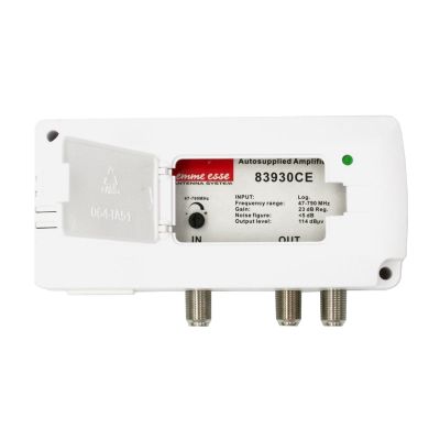 Anténny zosilňovač Emme Esse 83930CE, 47 až 790MHz, malý domovný do interiéru