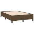 vidaXL Boxspring posteľ s matracom tmavohnedá 120x190 cm látka
