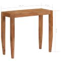 vidaXL Konzolový stolík hnedý 101x35x80 cm masívne akáciové drevo