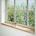 vidaXL Okenný parapet 2 ks 160x30x2 cm neošetrený dubový masív