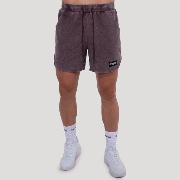 Šortky Persistence Washed Brown - GymBeam, veľkosť M