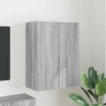vidaXL TV nástenná skriňa Nástenný Sivý Sonoma 59,5 x 31 x 80 cm