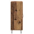 vidaXL Servírovacia skriňa Staré drevo 34,5 x 34 x 90 cm