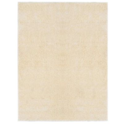 vidaXL Shaggy koberec do priestoru Krémová 120 x 160 cm Polyetylén