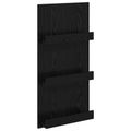 vidaXL Regál na časopisy Čierny dub 51 x 11 x 102 cm Kompozitné drevo