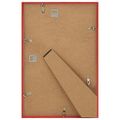 vidaXL Fotorámiky na stenu alebo stôl 5 ks červené 50x70 cm MDF
