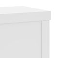 vidaXL Stojany na rastliny 2 ks biele 10x10x18 cm kompozitné drevo