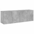 vidaXL TV skrinky nástenné 2 ks betónovo sivé 60x30x41 cm