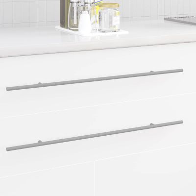 vidaXL Rukoväť skrine 2 pcs Strieborná 700mm Nerezová oceľ