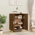 vidaXL Komoda dymový dub 70x34x90 cm spracované drevo