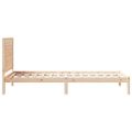 vidaXL Extra dlhá posteľ bez matraca 100x220 cm masívne drevo