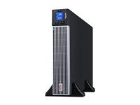 APC Easy UPS On-Line - UPS (na montáž do regála) - AC 230 V - 2700 Watt - 3000 VA - 1 x batéria - lítium-iónová - RS-232, USB - výstupné konektory: 7 - 2U - 19" - čierna so striebornou