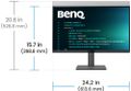 BENQ 27" LED RD270Q/ 2560x1600/ IPS panel/ 1300:1/ 5ms/ HDMI/ DP/USB-C/Pivot/výškově nast./ eye care features/ černý BENQ 27" LED RD270Q/ 2560x1600/ IPS panel/ 1000:1/ 5ms/ HDMI/ DP/USB-C/Pivot/výškove nast./ eye care features/ cerný