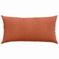 vidaXL Vankúše na pohovku 2 pcs Červenooranžová 80 x 40 cm