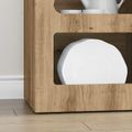 vidaXL Servírovacia skriňa ELST Remeselný dub 40 x 35 x 100,5 cm