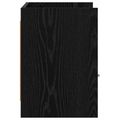 vidaXL TV skrinka 71,5 x 33 x 47 cm Čierny dub Kompozitné drevo