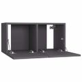 vidaXL Závesné TV skrinky 3 ks sivé 60x30x30 cm