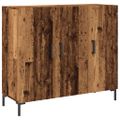 vidaXL Komoda staré drevo 90x34x80 cm kompozitné drevo